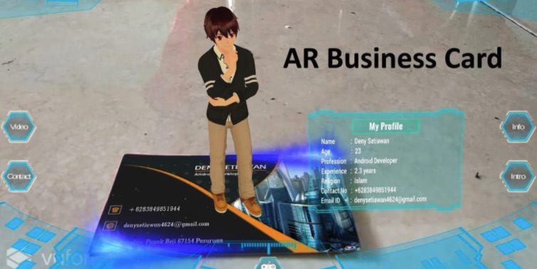AR Business card - AR name card