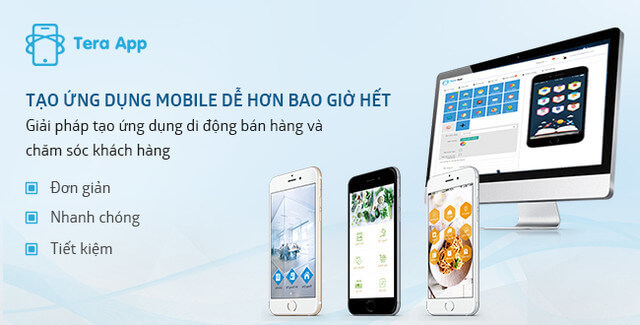 nền tảng tạo app bán hàng Teraapp