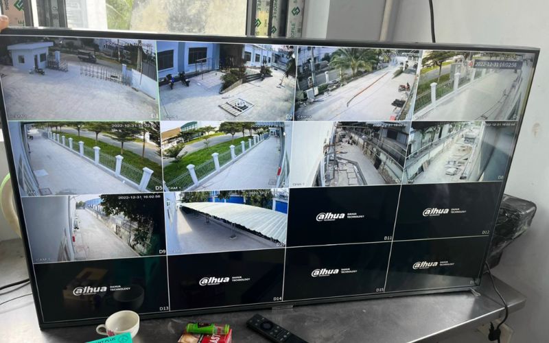 Lắp camera bên trong nhà xưởng