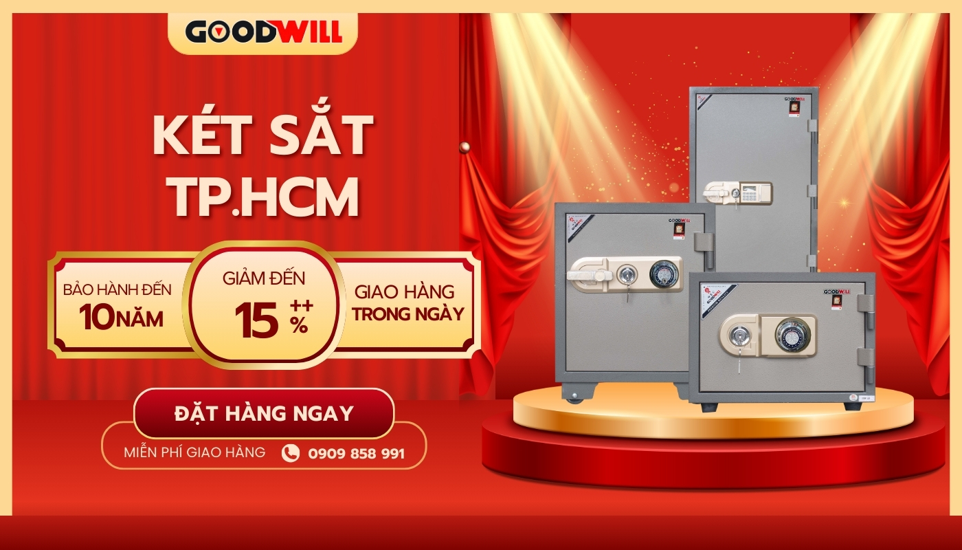 GOODWILL - Cửa hàng két sắt TPHCM uy tín, giá tốt