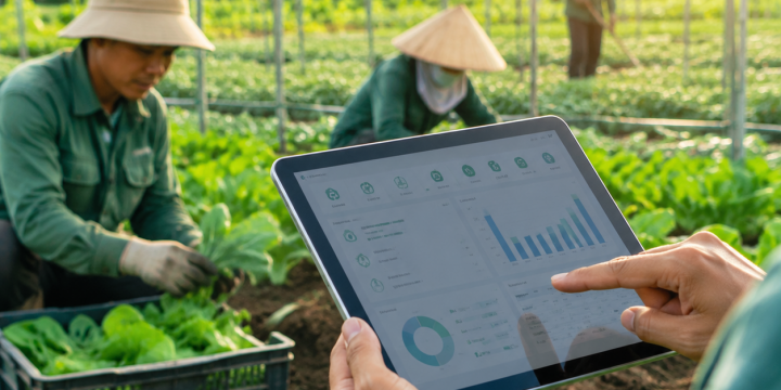 Ứng dụng AI cho phòng nhân sự nông trại: chấm công, tính lương